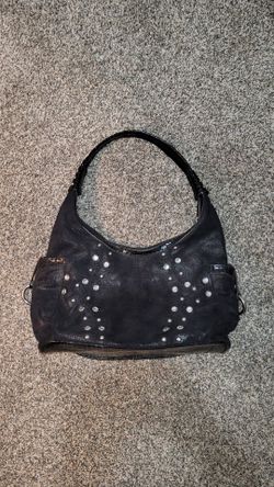 Purse Kathy Van Zeeland Medium size Black Rhinestone very good condition Price is firm Cash only