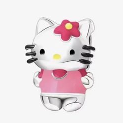 Hello Kitty Charm 925 Sterling Silver Charm Bracelet