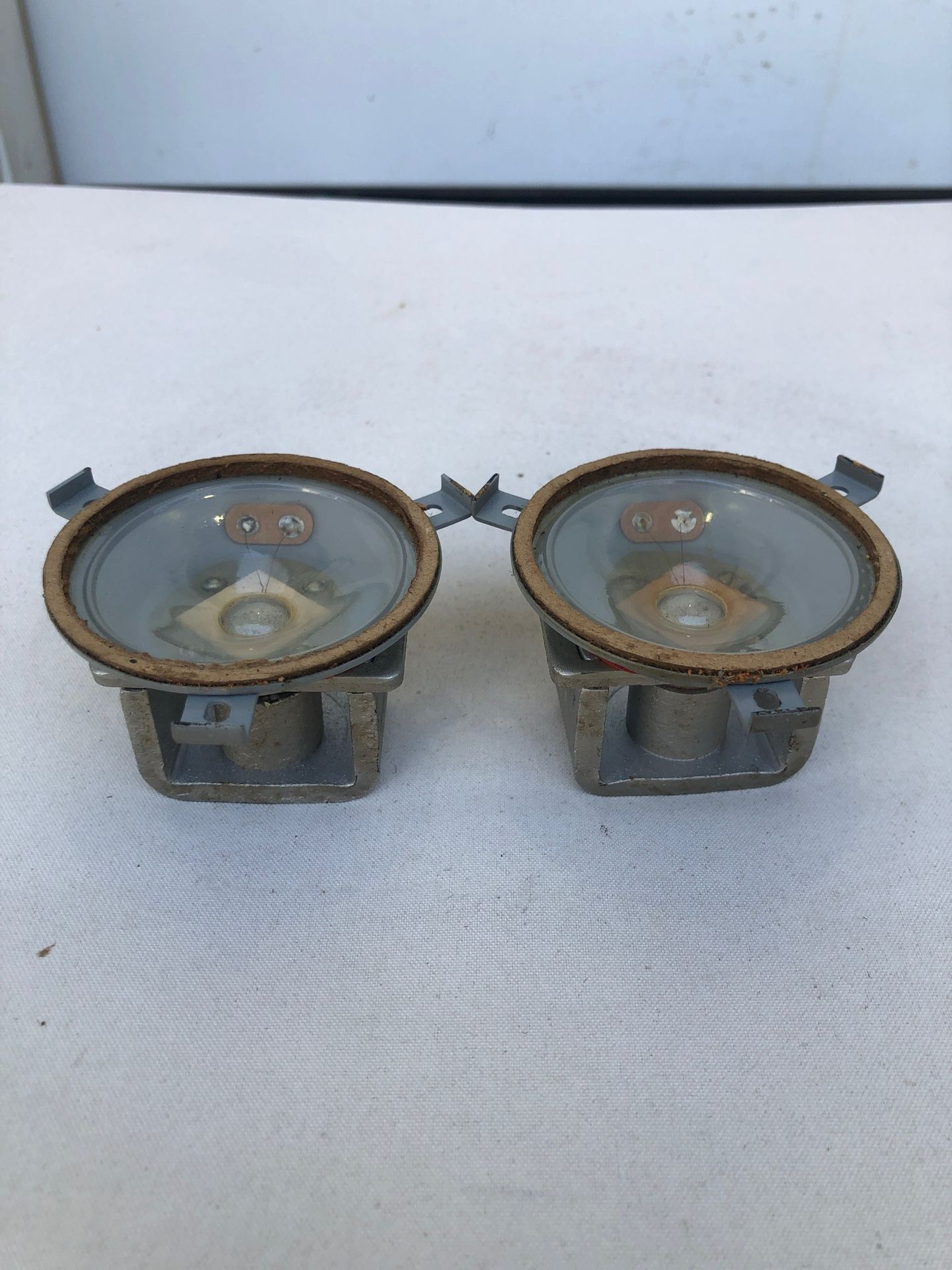 Pair Of Vintage Lorenz LPH 65 Tweeter Loud Speakers From The 1950s Made In Germany.