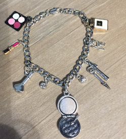 I love Makeup Charm Bracelet