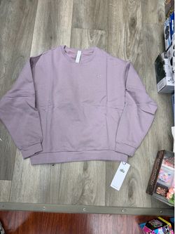 Alo crewneck  purple pink