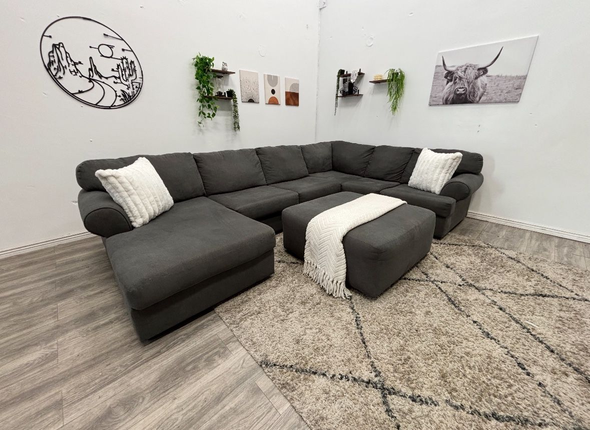 Gray Sectional Couch - Free Delivery