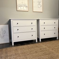 Refinished Ikea Hemnes 3-drawer Dresser (2 Available, Price Is Per Dresser)