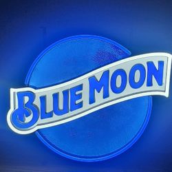 Blue Moon Beer Led Sign