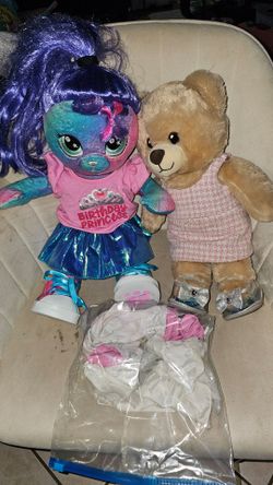Build-a-bears and stuffed animals