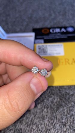 Authentic Moissanite Earrings