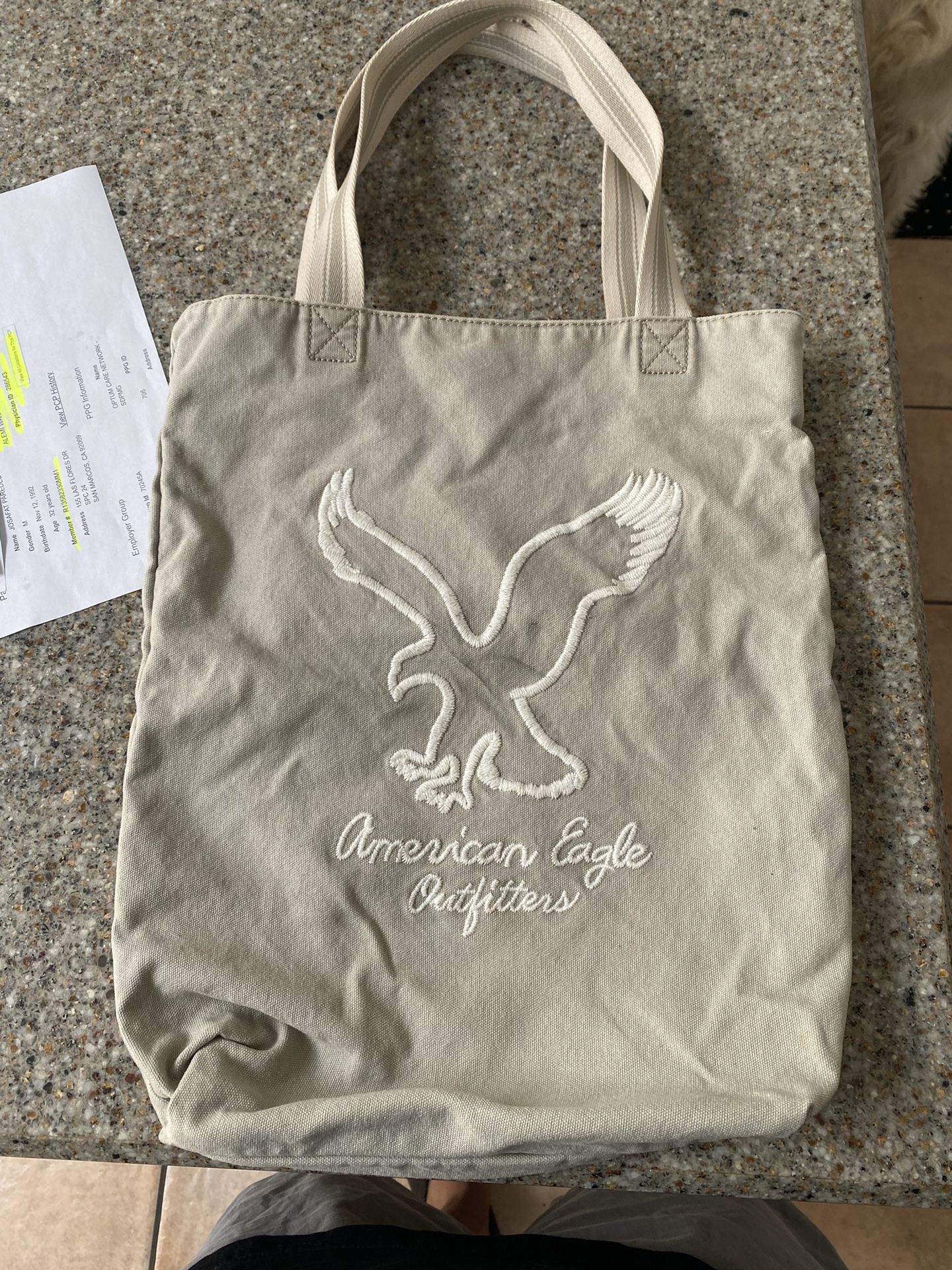 American Eagle Tote Bag