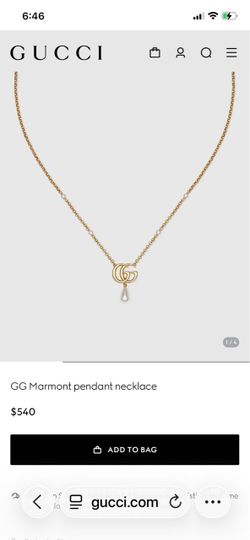 GUCCI MARMONT NECKLACE BRAND NEW