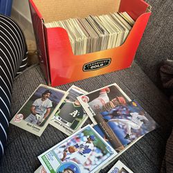 Box Of Baseball Cards 