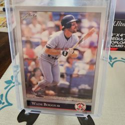 Wade Boggs Error Ninety Ninety Two Leaf No Dot Behind Inc Baseball Card 