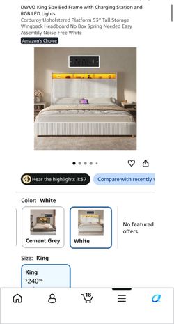 King size Bedframe