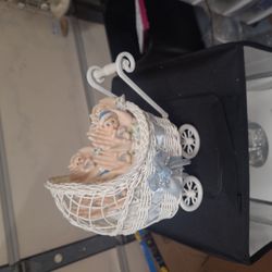 Baby boy stroller with 8 unique favor magnets 