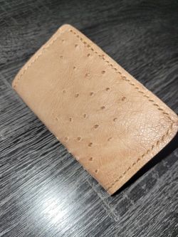 Ostrich Card Holder Wallet 