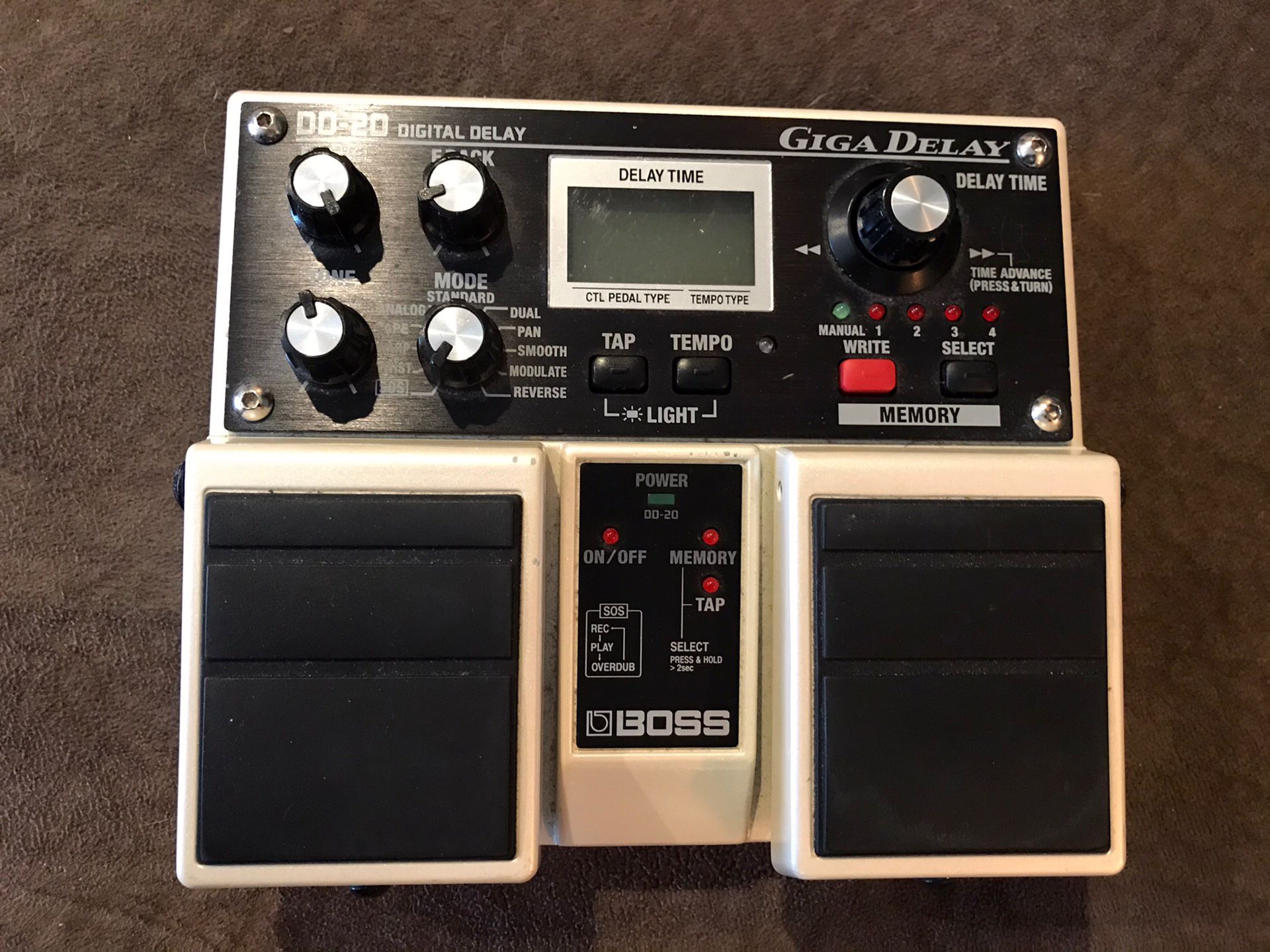 Boss Dd20 Guitar Delay Pedal
