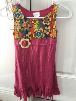Flower Child Halloween Costume size 5