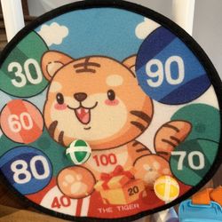 The Tiger Dart Board For Kids