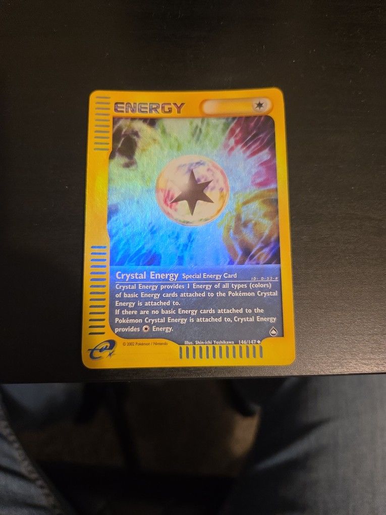 Crystal Energy Reverse Holo Pokémon Card