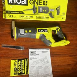 RYOBI RECIPROCATING SAW  ONE+ 18V Cordless Reciprocating Saw (Tool Only)