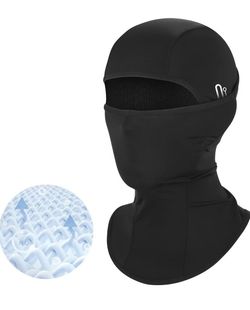 Dafifo Balaclava Men Women Cooling Ice Silk Face Mask Sun UV Protection Balaclava Hood