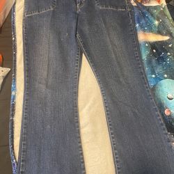 WOMENS SIZE 14 LEVI STRAUS BOOT CUT JEANS
