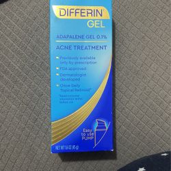 Differin Gel Acne Treatment 1.6 Oz New