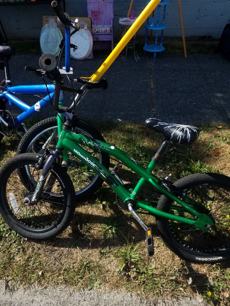 Kids Mongoose BMX bike