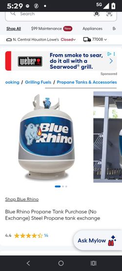 Blue rhino tank