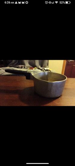 Vintage Wagner Ware Sidney-O Magnalite 2 Qt Saucepan 4682 Double Spout Cast Aluminum USA
