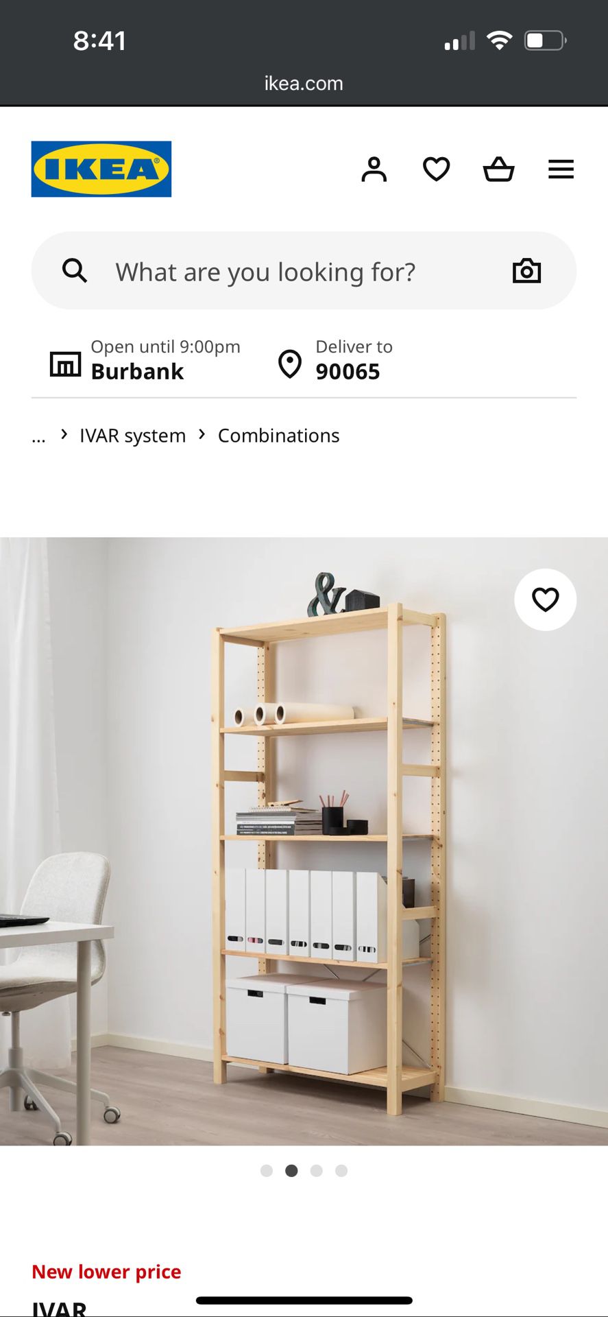 IKEA IVAR - Wood Shelving Unit