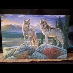 Wolves Canvas Picture