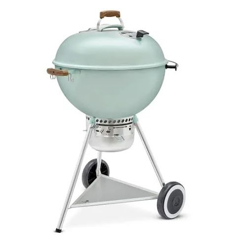 New in box Weber 22 in. 70th Anniversary Kettle Charcoal Grill Rock N Roll Blue