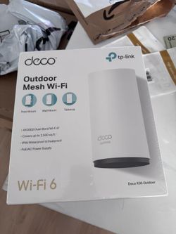 TP-Link Deco Outdoor WiFi (X50-Outdoor) AX3000 Dual Band WiFi 6