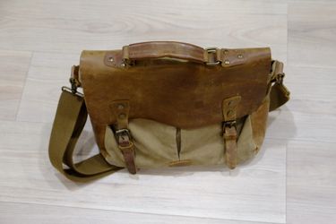 Leather (real) Satchel Laptop Bag