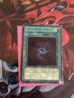 Allure Of Darkness Magic Card ultimate Rare Yugioh Sexual 