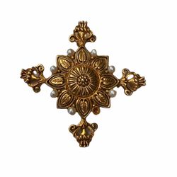 SI Smithsonian institute Gold Brooch / Pendant 