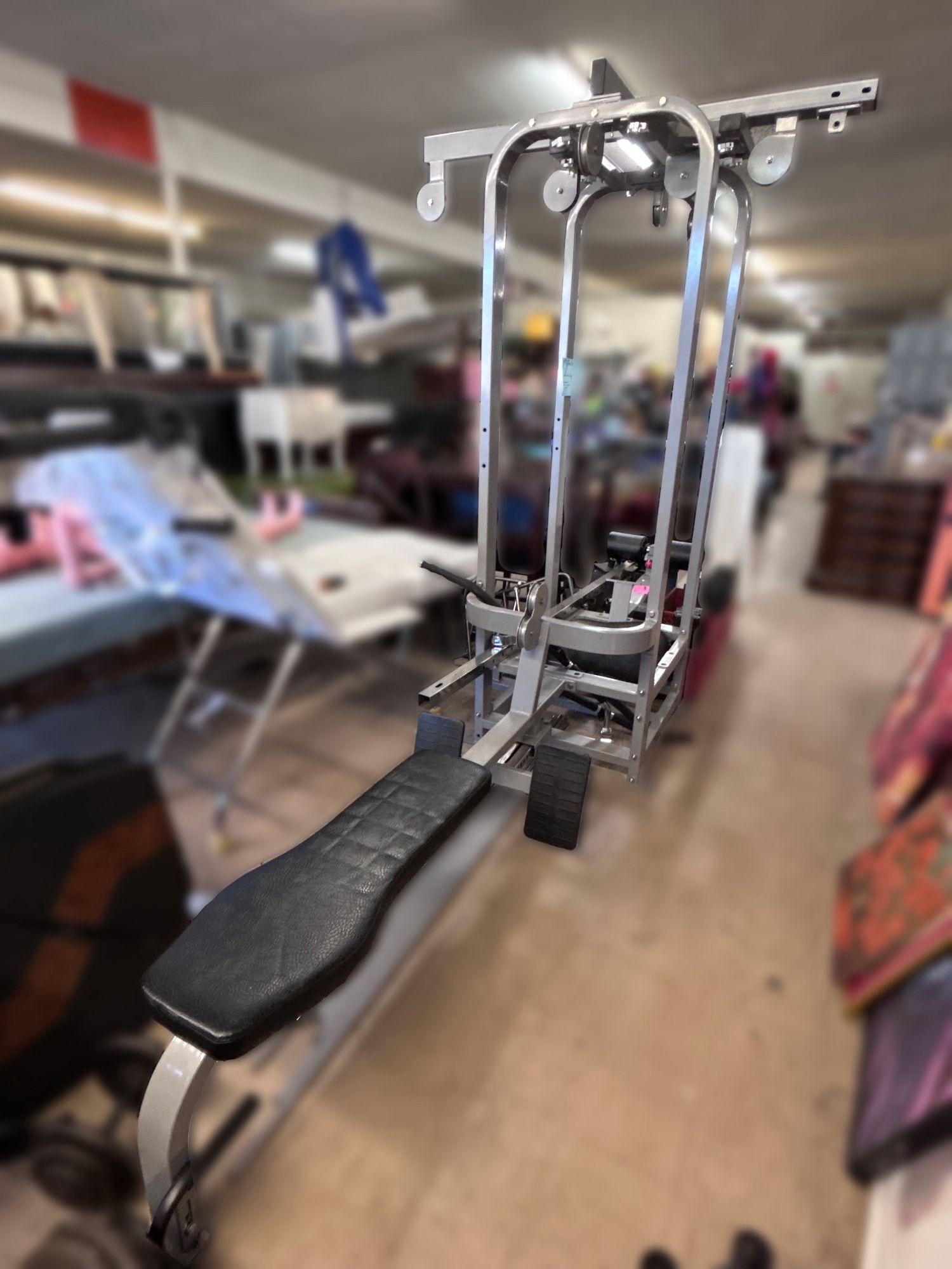 Multi-Station Home Gym | Full Weight Stack, Lat Pulldown, Leg Ext., Bench Press, Cable Machine