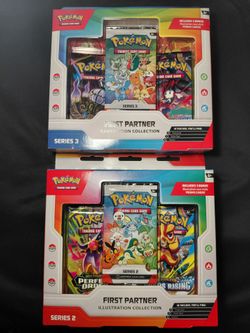 Series 2 & 3 - Illustration Collection Boxes - Pokemon TCG