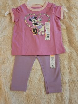 Minnie And Daisy legging set for baby