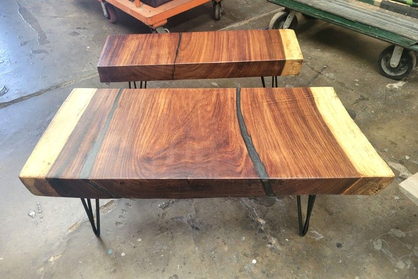 Showroom Custom Parota slab Coffee / End Tables ( Read info 1st )