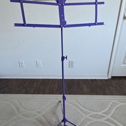 Ashton Music Stand Purple W/Bag Foldable