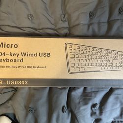 Keyboard And Mouse Wired  New