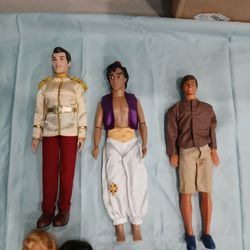 3 Disney Themed ken Dolls