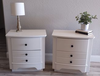 Modern Organic Nightstands -Matching Set