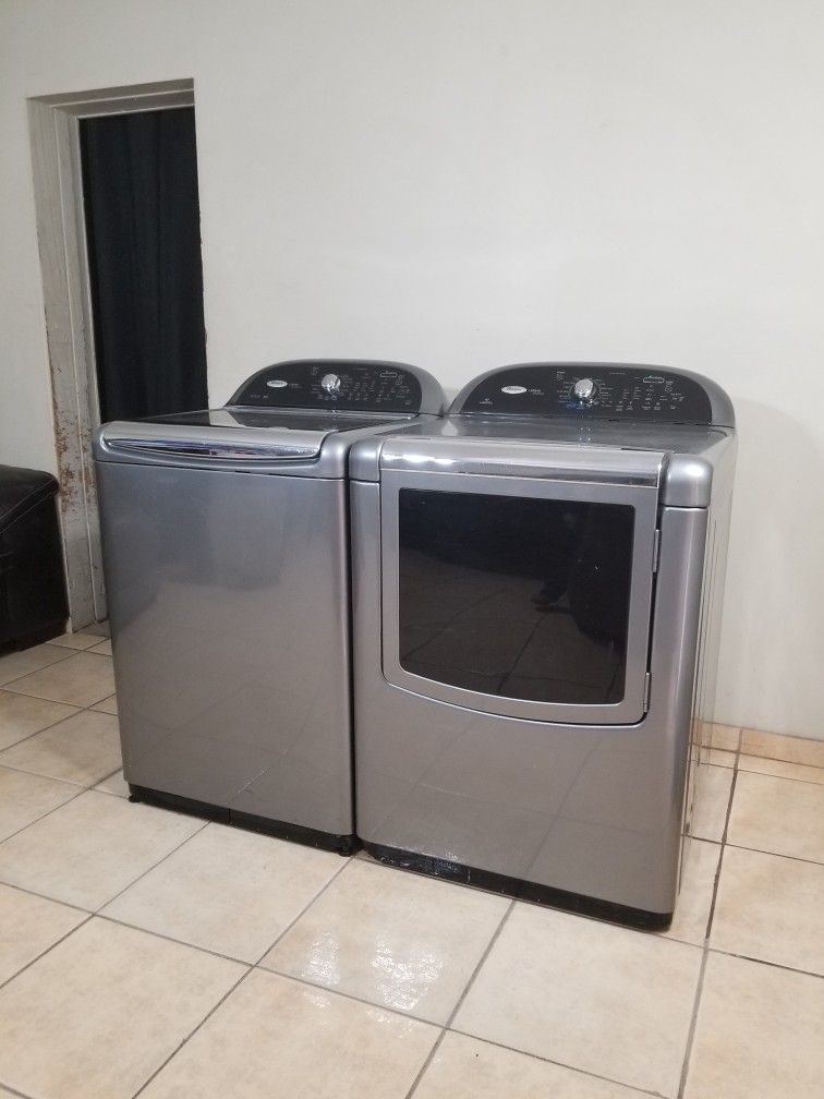 WHIRLPOOL CABRIO WASHER AND ELECTRIC DRYER FREE DELIVERY AND INSTALLATION ALSO A 90 DAY WARRANTY