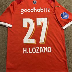 2023/24 PSV Eindhoven Hirving Lozano #27 Soccer Jersey