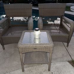 Patio Furniture, Excellent Cond, Large Chairs, Quality Weather Resistant Rattan, see my profile for more outdoor and indoor furniture