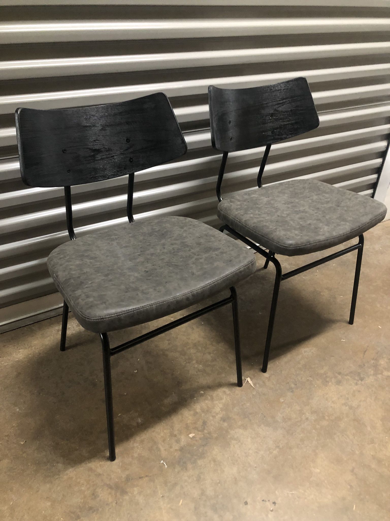 Set of 2 Walker Dining Chairs - Mid-Century Modern Style