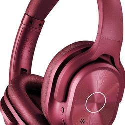 ZIHNIC Active Noise Cancelling Headphones, 40H Playtime Wireless Bluetooth Headset with Deep Bass Hi-Fi Stereo Sound,Comfortable Earpads for Travel/Ho