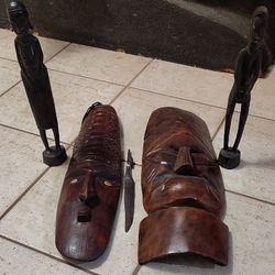 African Handmade Wooden Decor