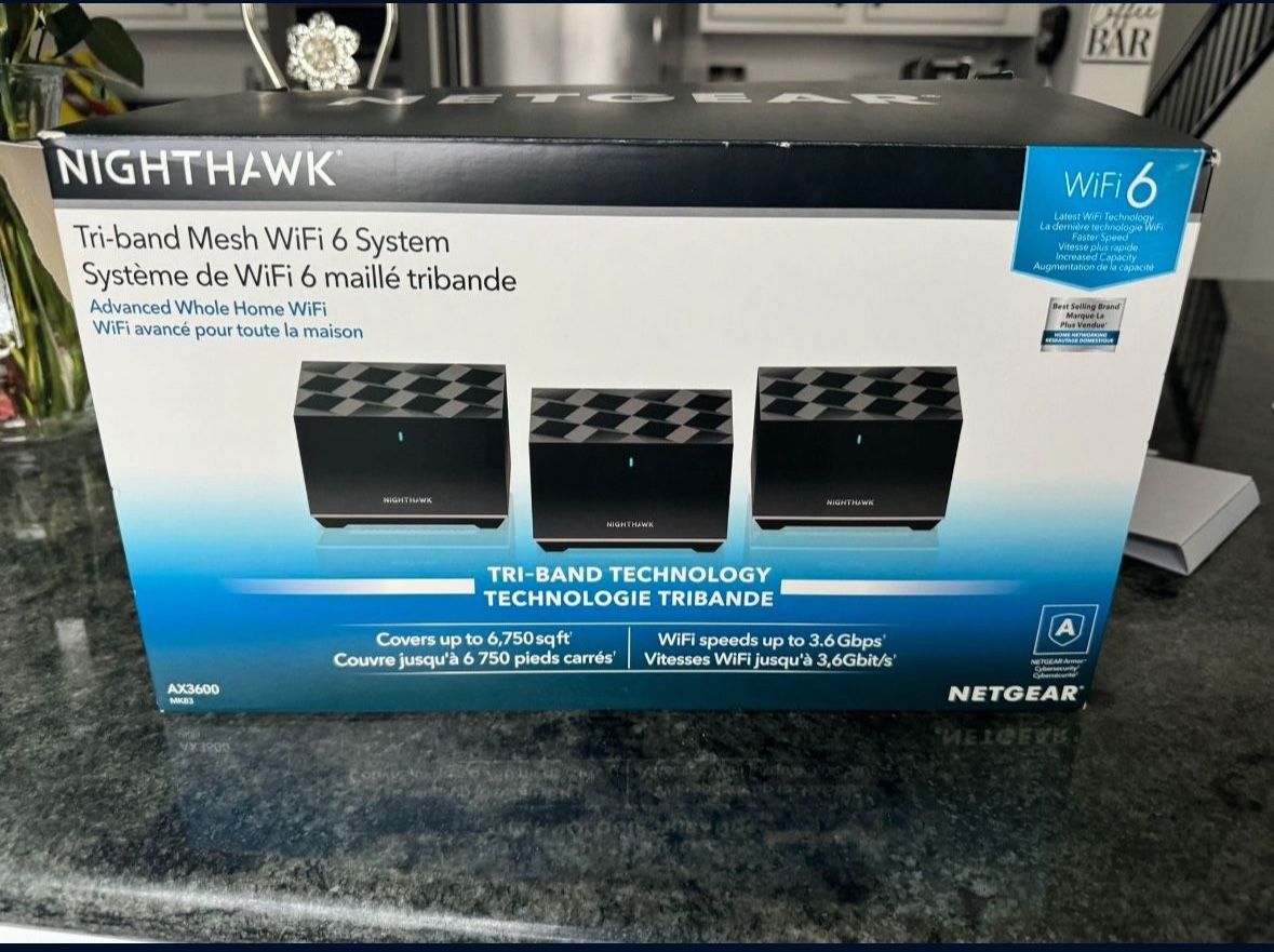 Netgear Nighthawk AX3600 Tri-Band WiFi System